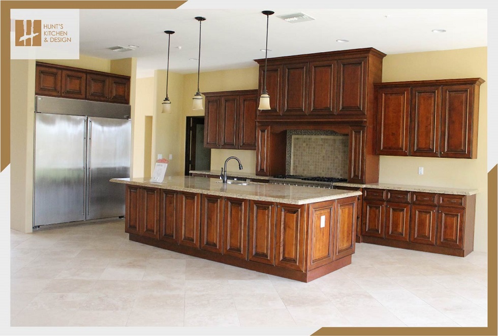 Countertops and flooring of Traditional Kitchen