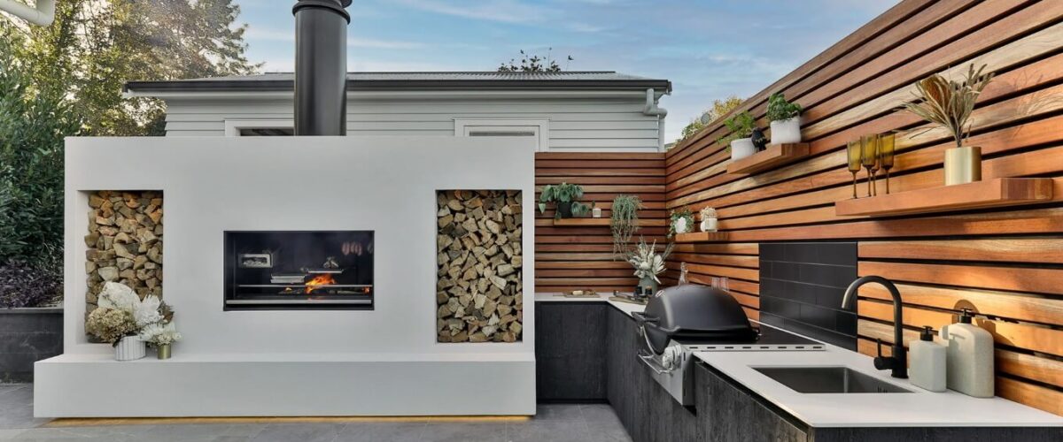 finished outdoor kitchen in phoenix, az