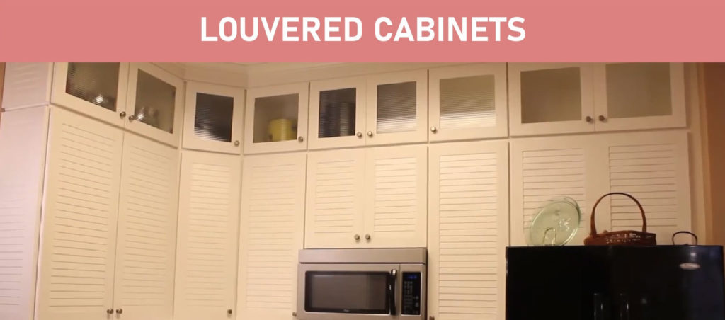 Louvered cabinets featured image