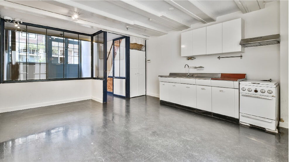 Sustainable Concrete Flooring for kitchen