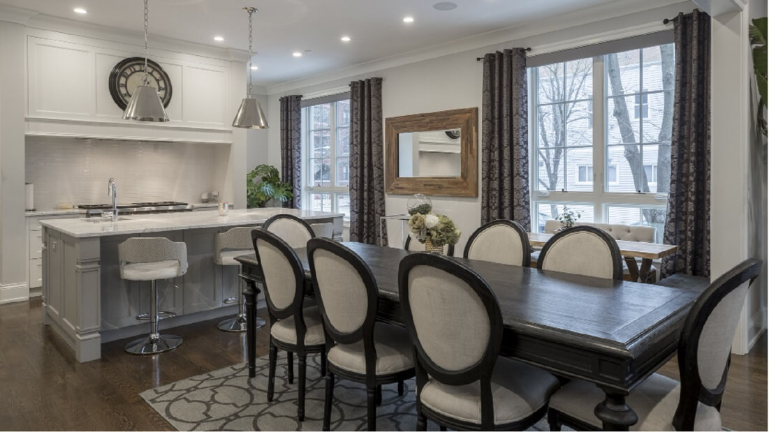 big windows in modern kitchens