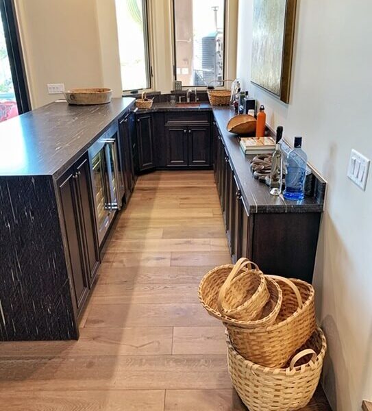 Bar in Transitional Kitchen