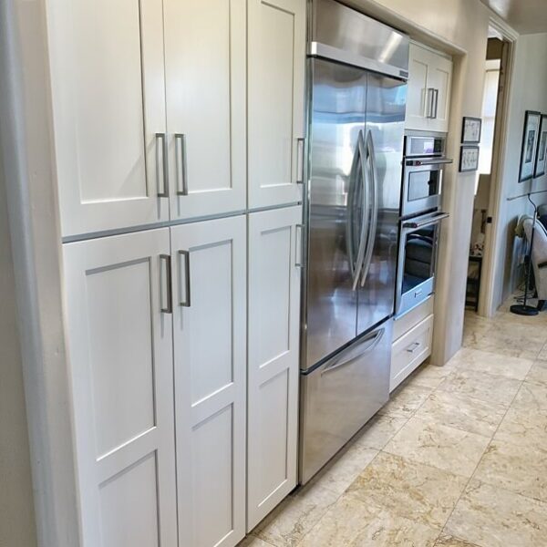 white cabinets pantry