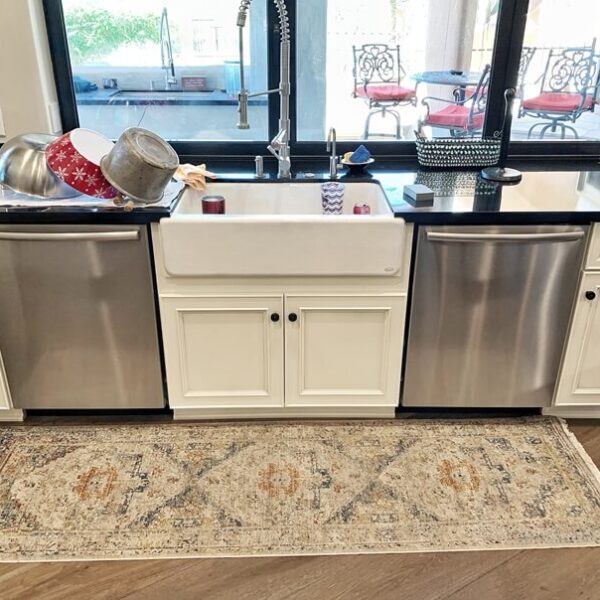 Transitional kitchen sink