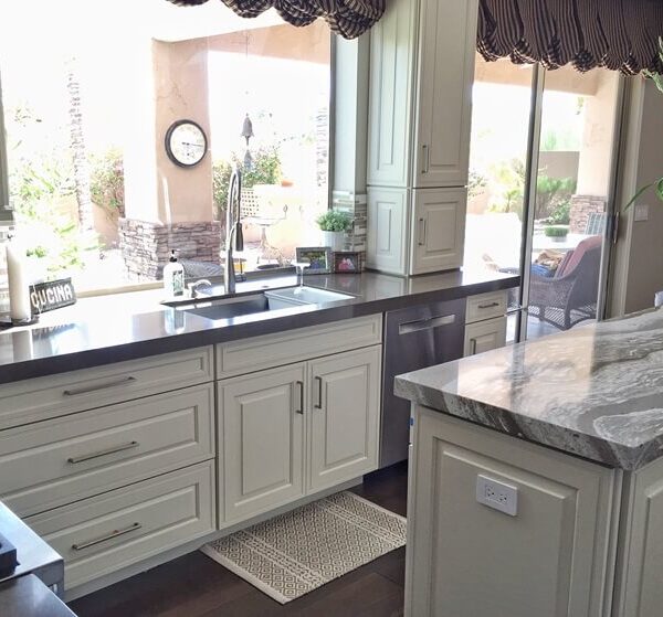 sink in Transitional Kitchen