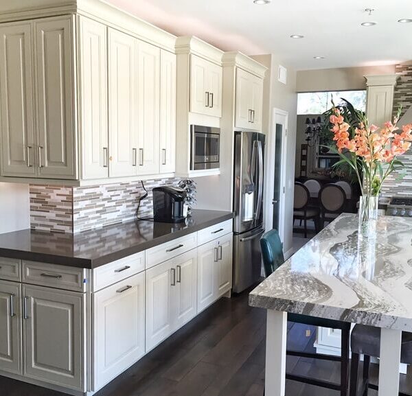 flowers pot in Transitional Kitchen