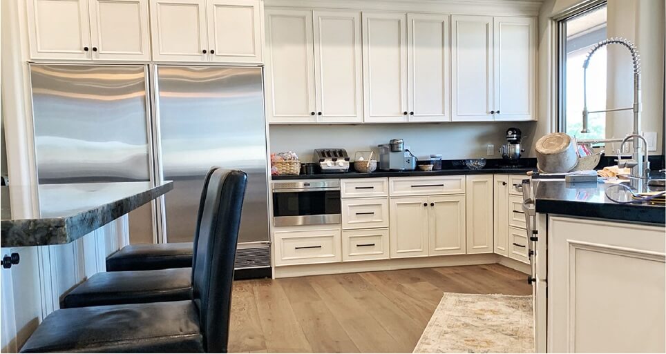 Remodeled kitchen